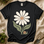 Flower & Snail Garden T-Shirt