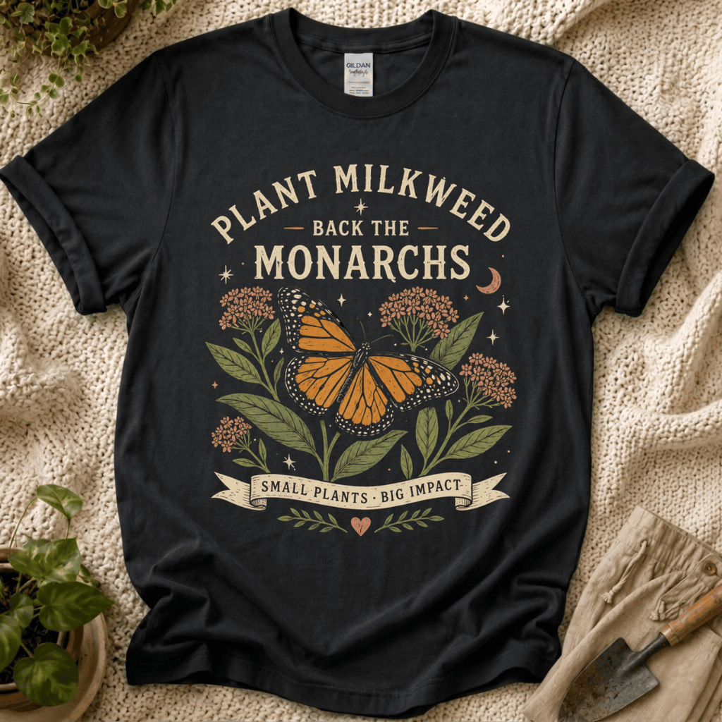 Plant Milkweed Monarch T-Shirt