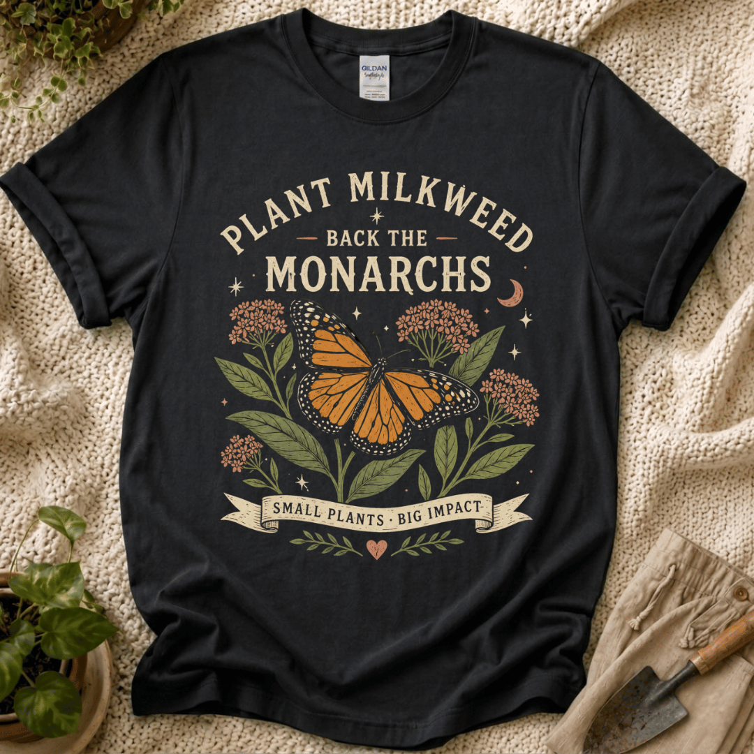 Plant Milkweed Monarch T-Shirt