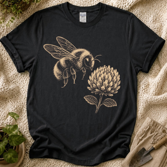 Bumble Bee Botanical T-Shirt by Zen & Zucchinis Slow Garden Club