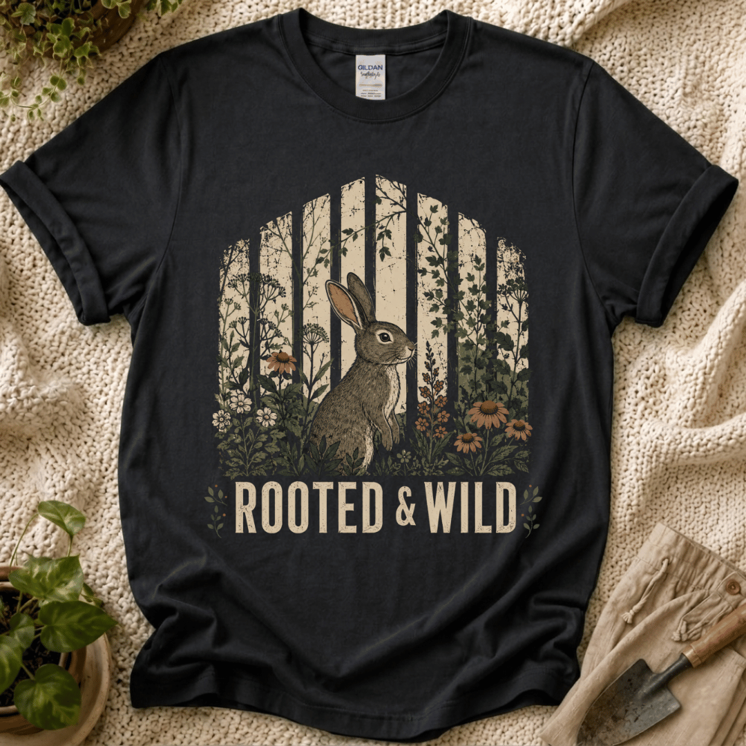 Rooted & Wild Garden Bunny T-Shirt