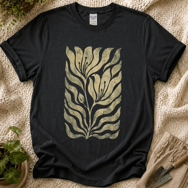 Vintage Botanical Fern Garden T-Shirt by Zen & Zucchinis Slow Garden Club
