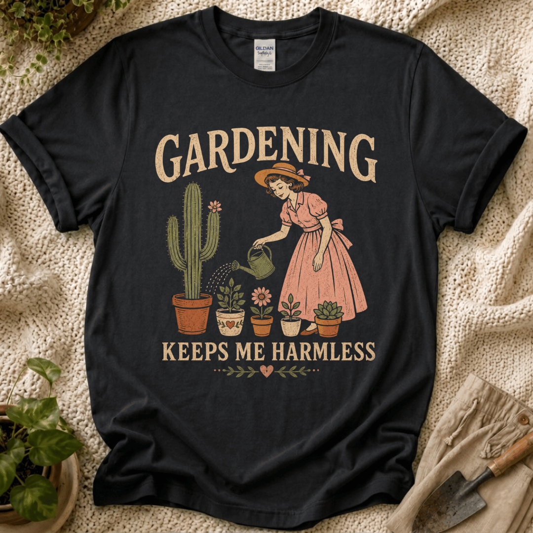 Gardening Keeps Me Harmless T-Shirt