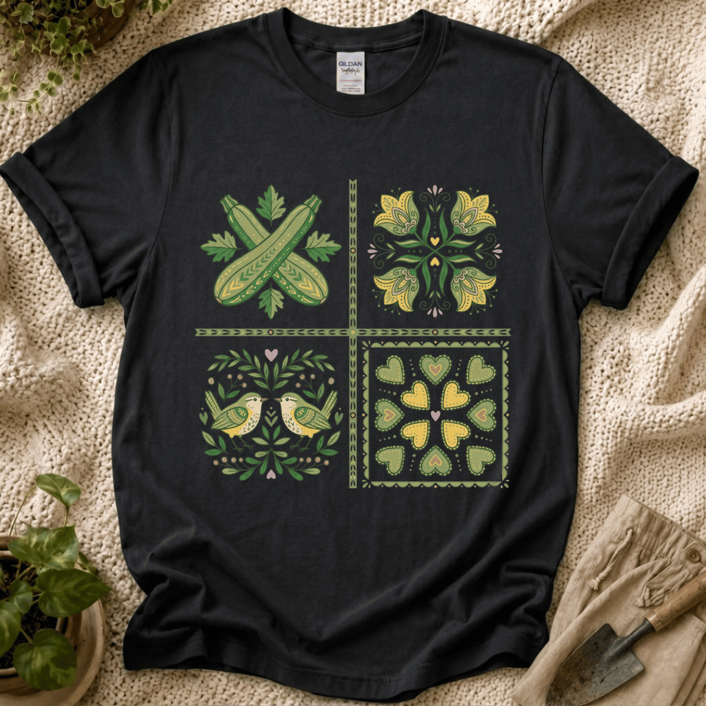 Zen & Zucchinis Folk Garden T-Shirt