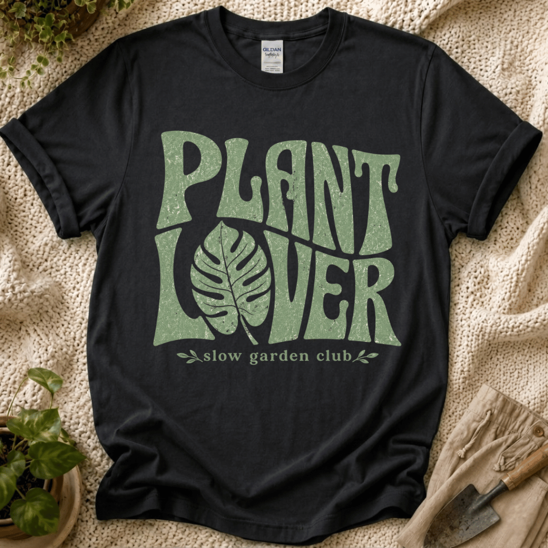 Plant Lover Monstera Leaf T-Shirt by Zen & Zucchinis Slow Garden Club