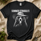 Summer Bear Garden Struggles T-Shirt by Zen & Zucchinis Slow Garden Club