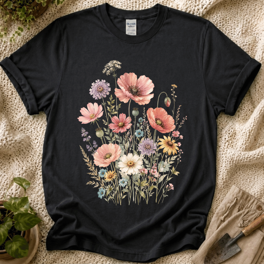 Soft Wildflower Bouquet T-Shirt