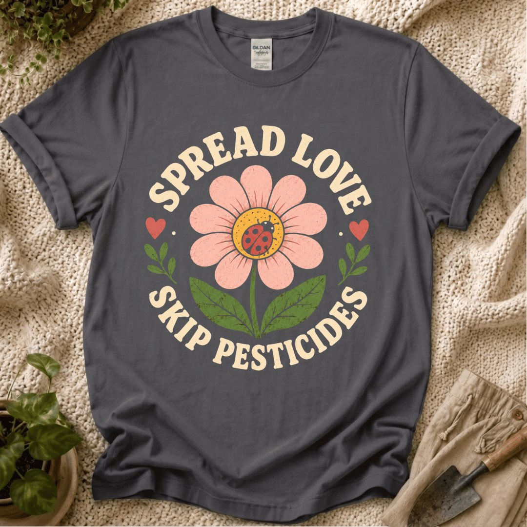 Spread Love Skip Pesticides T-Shirt