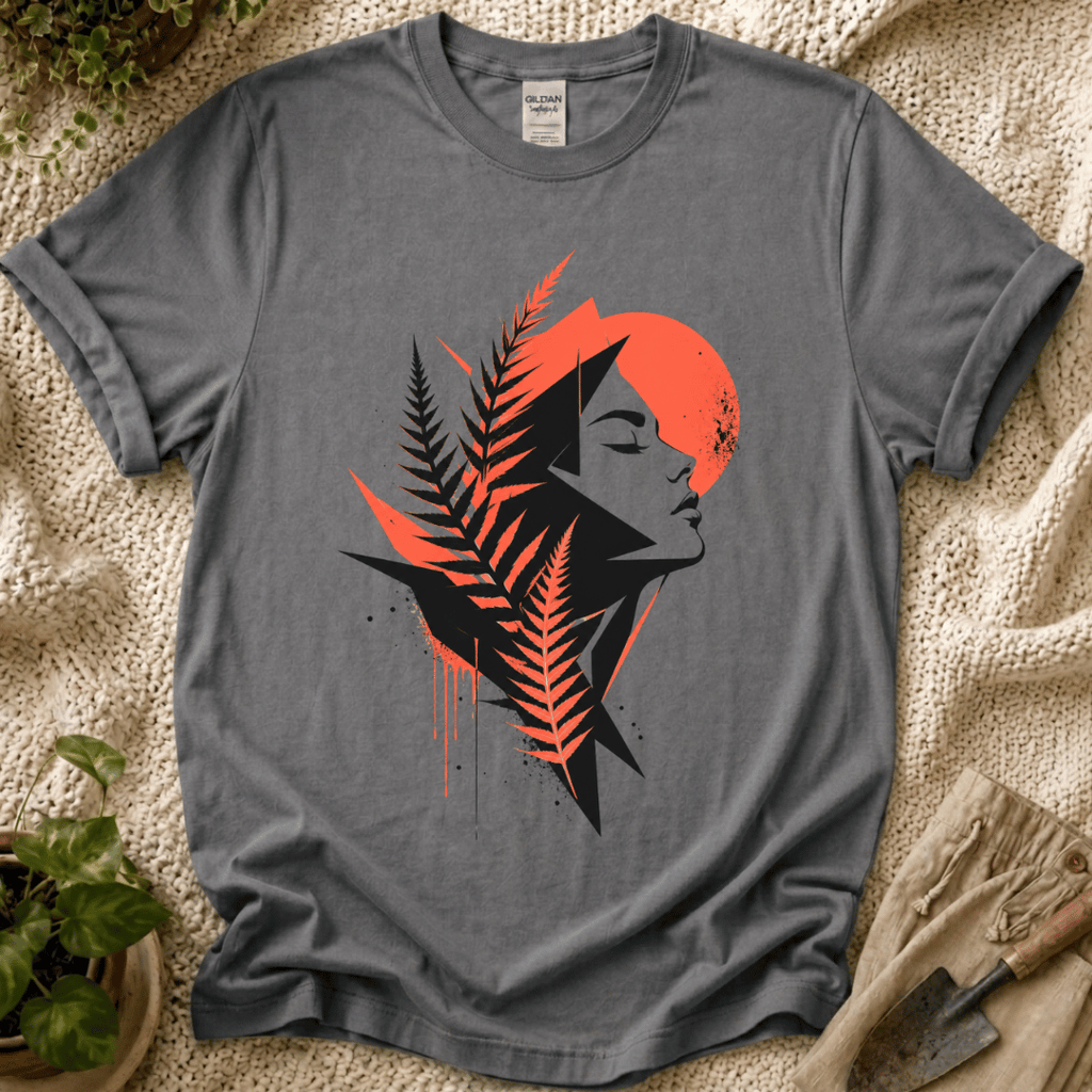 Wild Fern Botanical Art T-Shirt - Zen & Zucchinis garden graphic tee