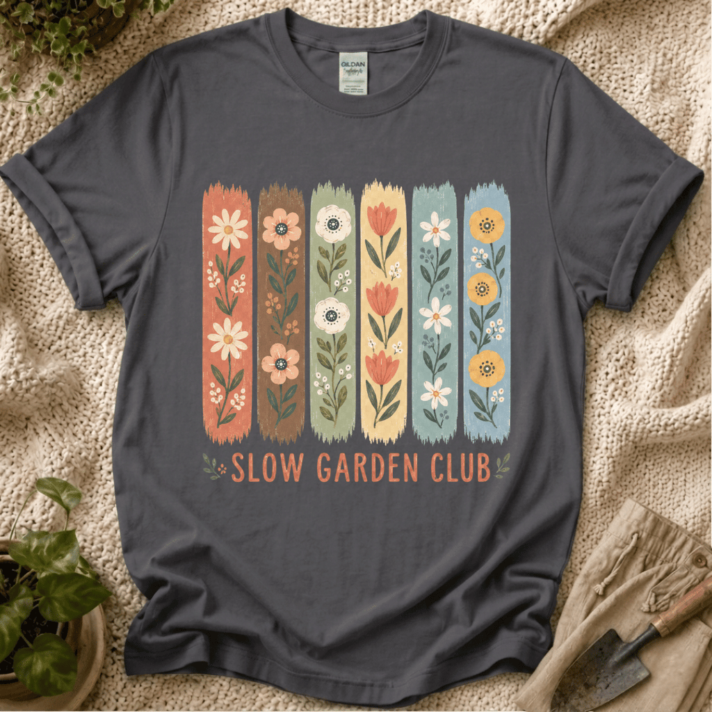 Flower Stripes Garden T-Shirt