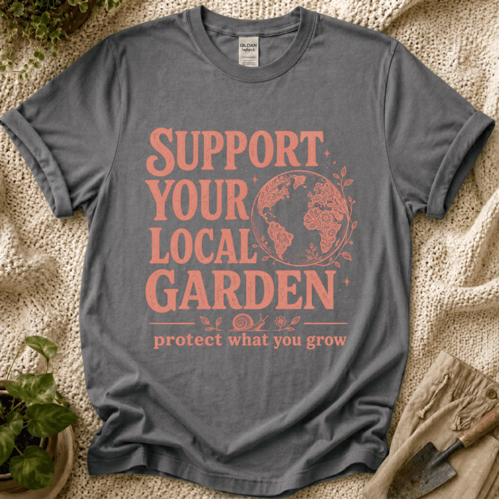 Support Your Local Garden T-Shirt by Zen & Zucchinis Slow Garden Club