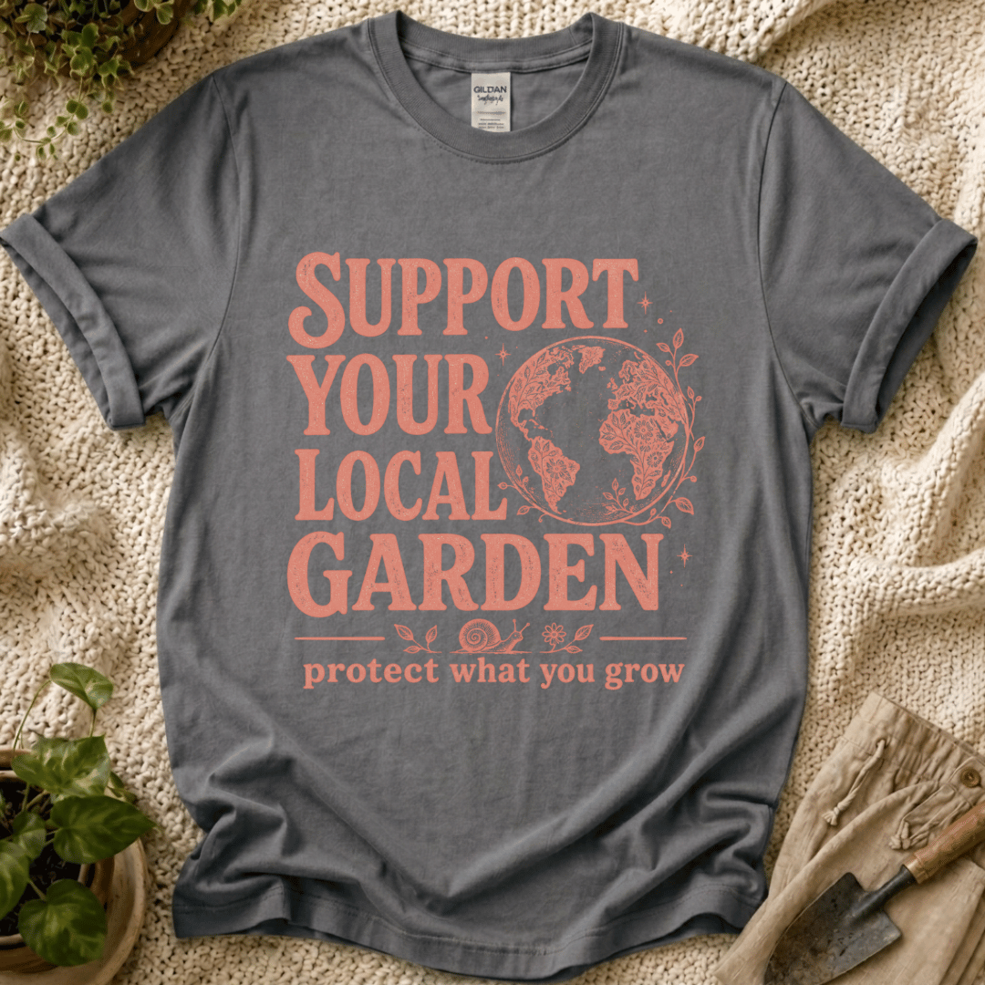 Support Your Local Garden T-Shirt by Zen & Zucchinis Slow Garden Club