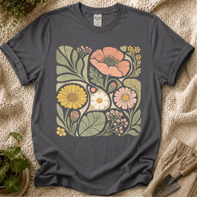 Flower Meadow T-Shirt - Zen & Zucchinis garden graphic tee