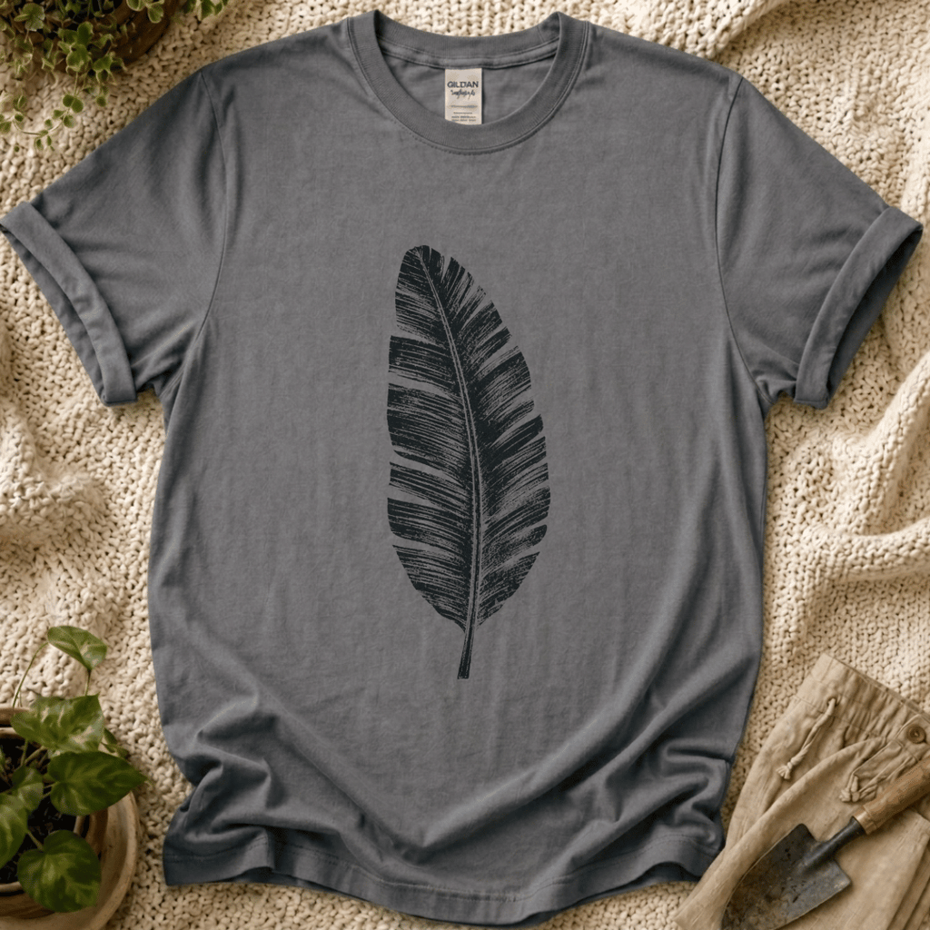 Feather of Luck T-Shirt by Zen & Zucchinis Slow Garden Club