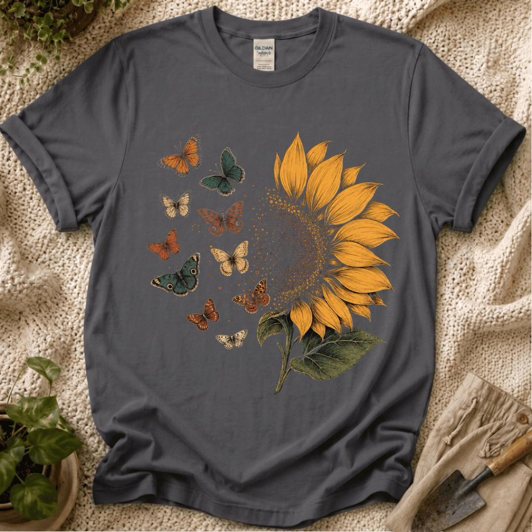 Sunflower Butterflies T-Shirt