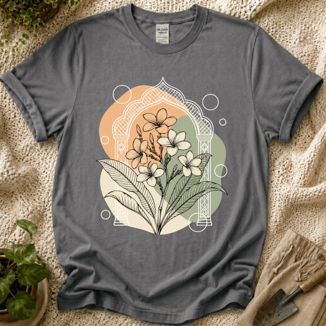 Bohemian Flower Graphic T-Shirt by Zen & Zucchinis Slow Garden Club