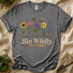 Shine Wildly Summer Flower T-Shirt by Zen & Zucchinis Slow Garden Club