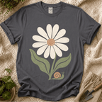 Flower & Snail Garden T-Shirt
