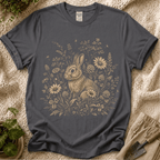 Rabbit In Sunflower Meadow T-Shirt