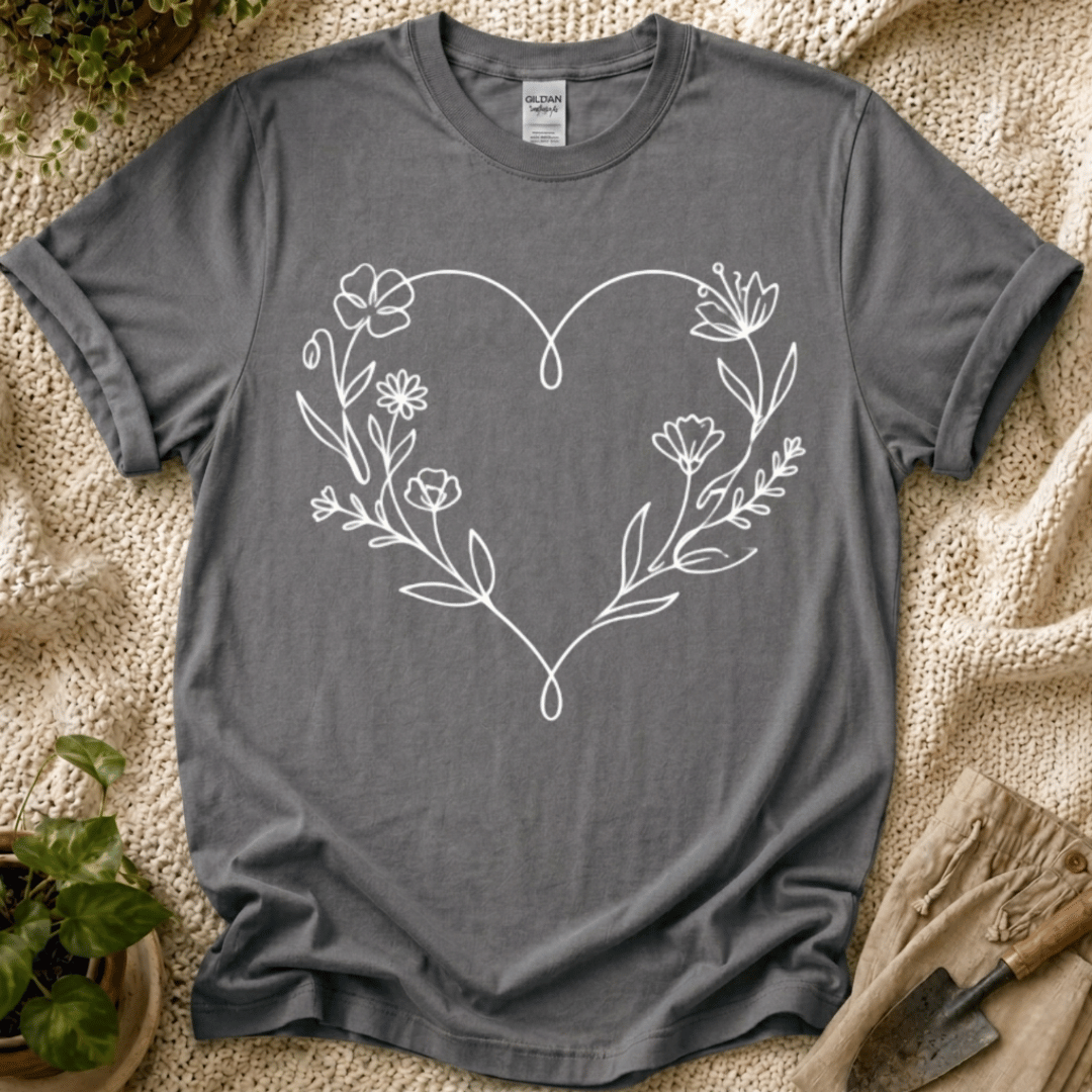 Flower Love T-Shirt by Zen & Zucchinis Slow Garden Club