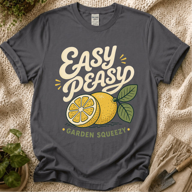 Easy Peasy Lemon Garden Squeezy T-Shirt - Zen & Zucchinis garden graphic tee