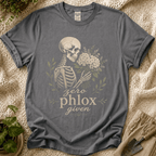 Zero Phlox Given Skeleton Flower T-Shirt by Zen & Zucchinis Slow Garden Club