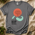 Nature Heals Botanical T-Shirt by Zen & Zucchinis Slow Garden Club
