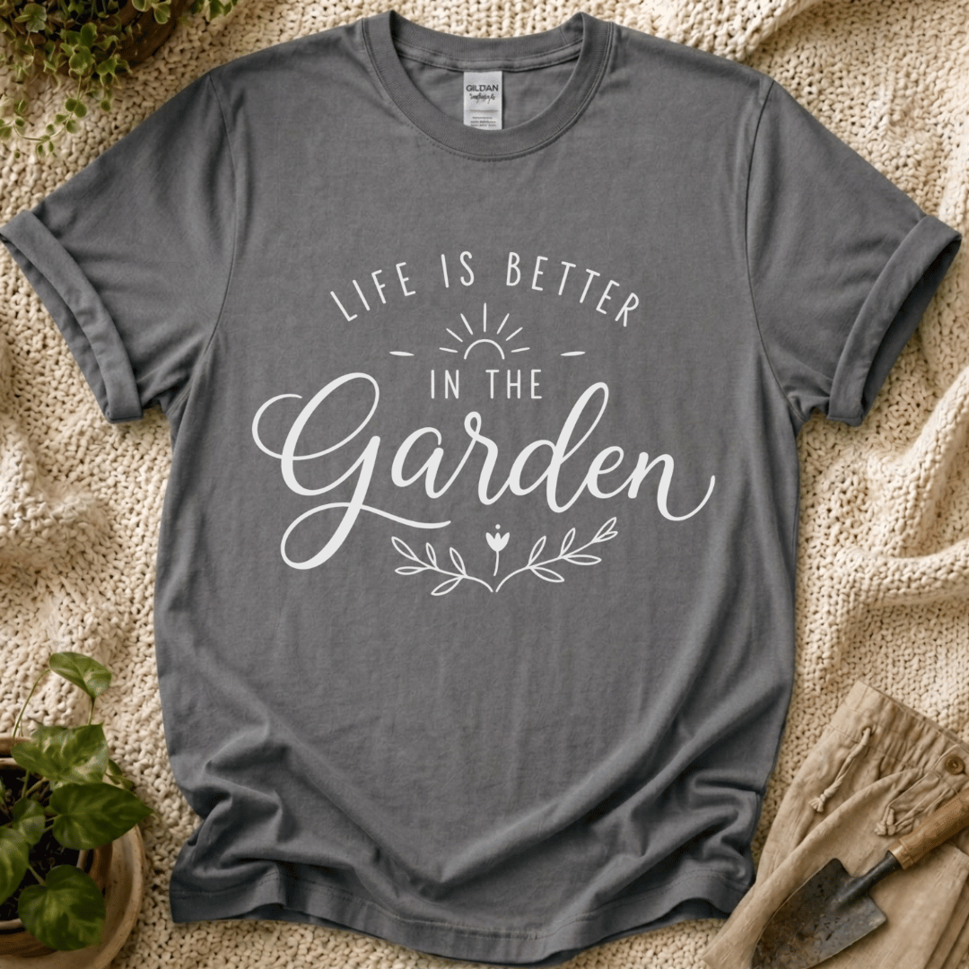 Life Is Better In The Garden T-Shirt - Zen & Zucchinis garden graphic tee