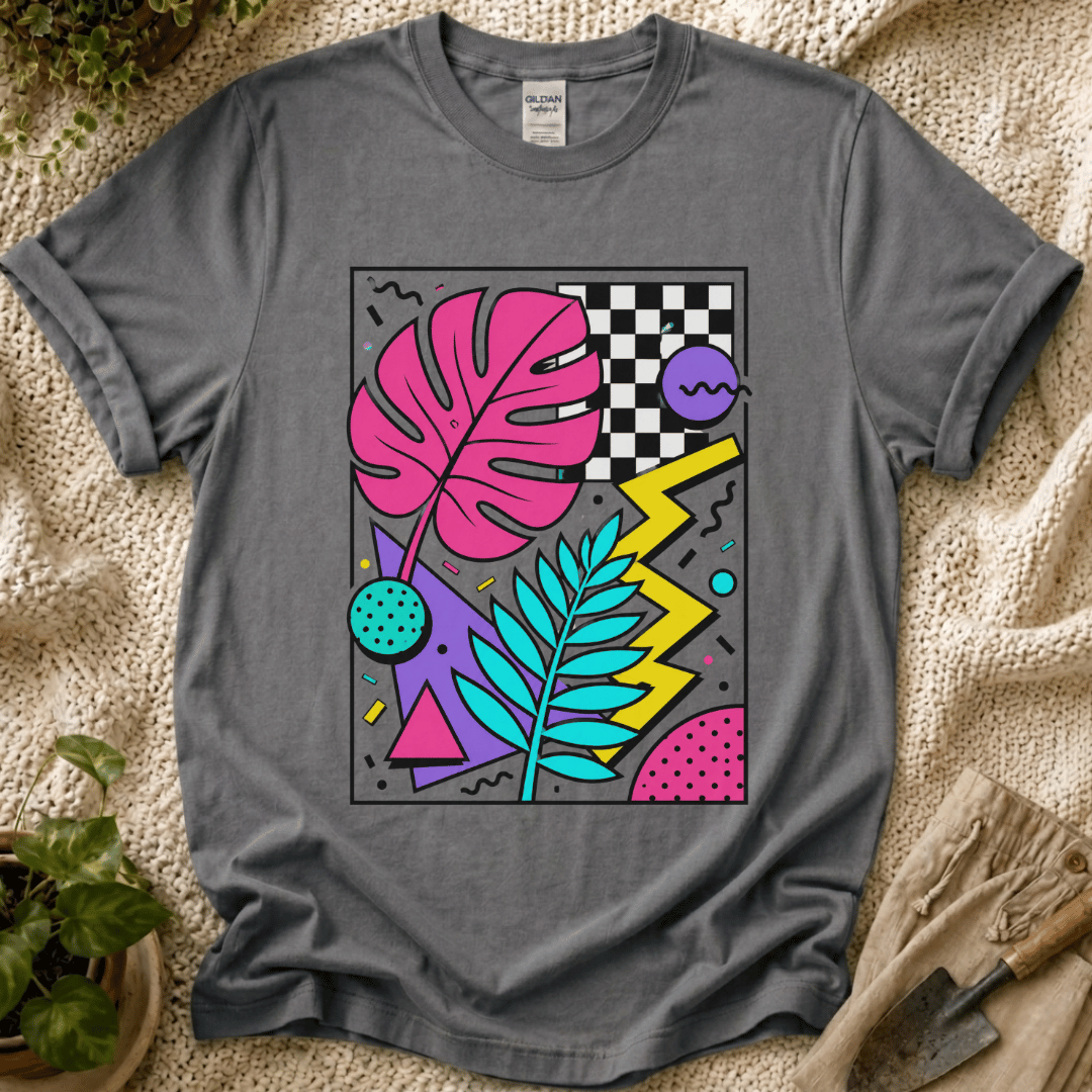Abstract Wildflower Garden T-Shirt by Zen & Zucchinis Slow Garden Club