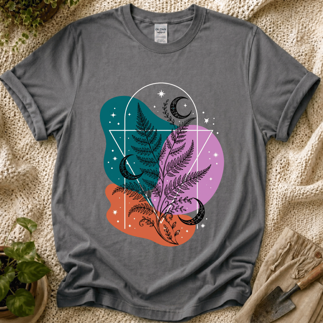 Moon Fern Slow Garden T-Shirt by Zen & Zucchinis Slow Garden Club