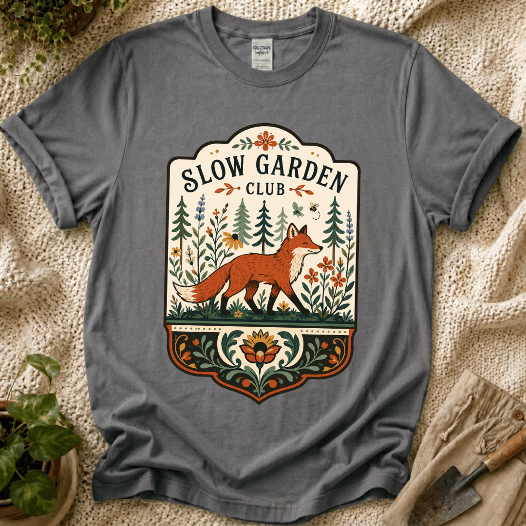 The Local Fox Slow Garden Club T-Shirt