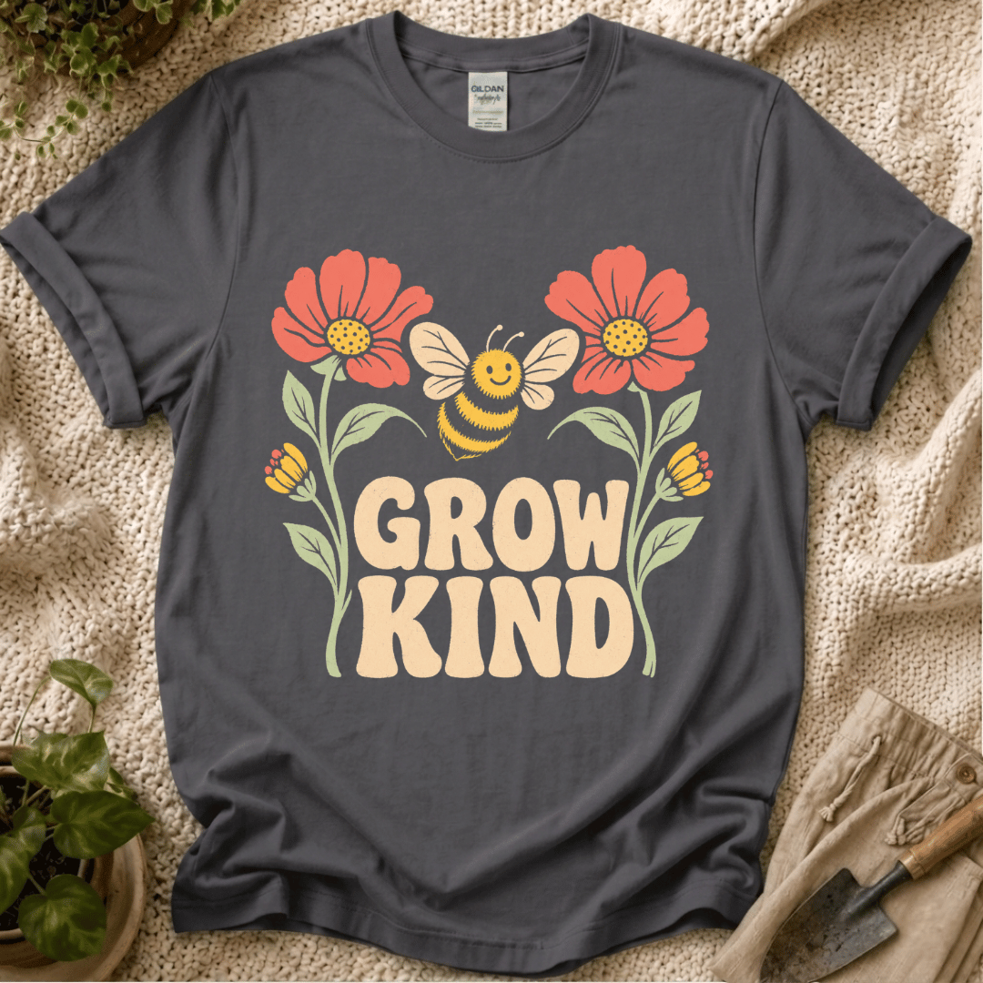 Grow Kind Flower Bee T-Shirt