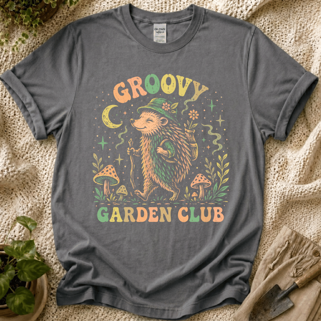 Grovy Hedgehog Garden Club T-Shirt