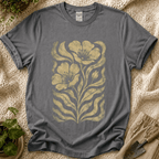 Vintage Botanical Bloom T-Shirt by Zen & Zucchinis Slow Garden Club