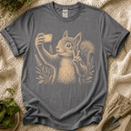 Garden Selfie Squirrel Woodland T-Shirt by Zen & Zucchinis Slow Garden Club