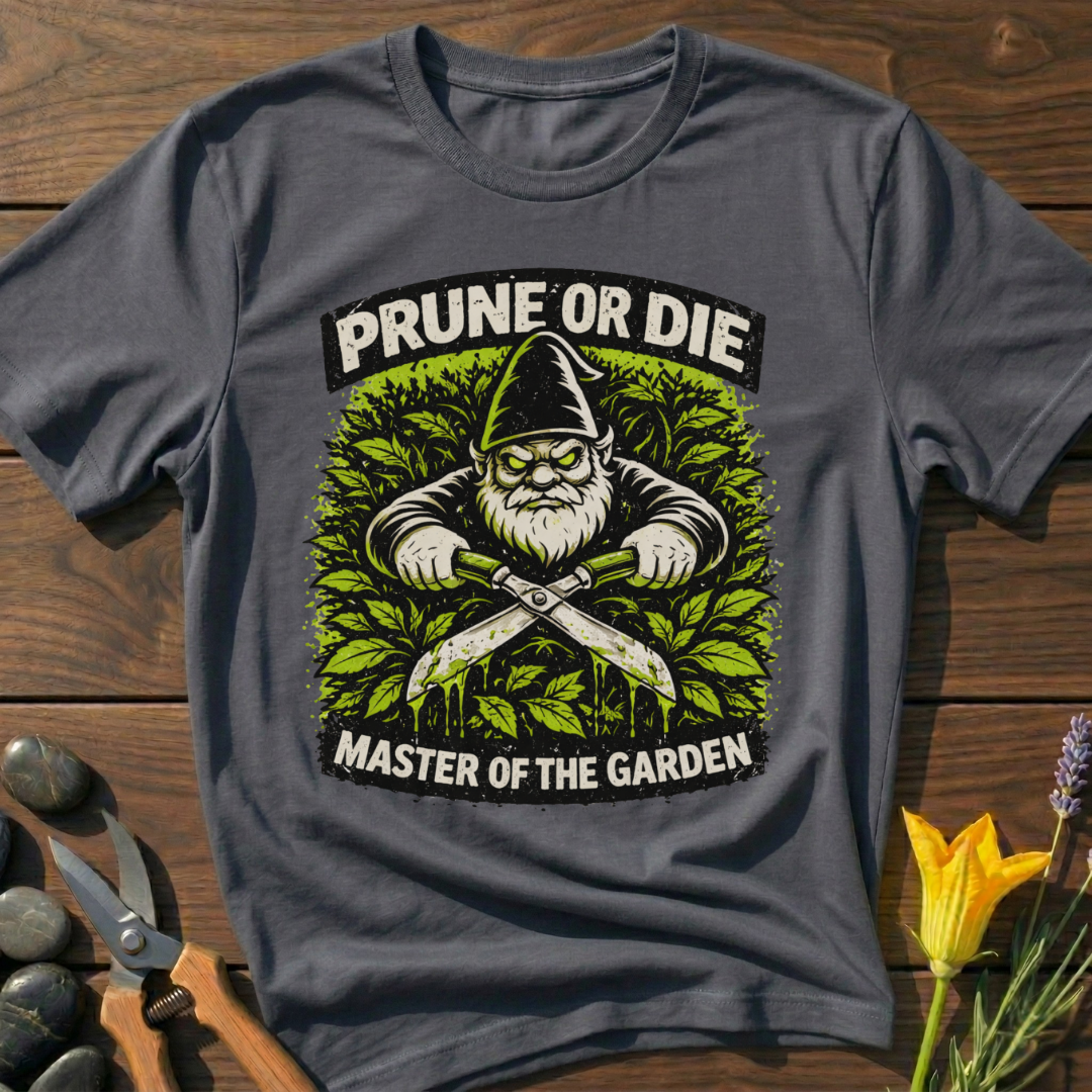 Master Of The Garden T-Shirt - botanical nature graphic t-shirt, minimalist design, unisex tee”