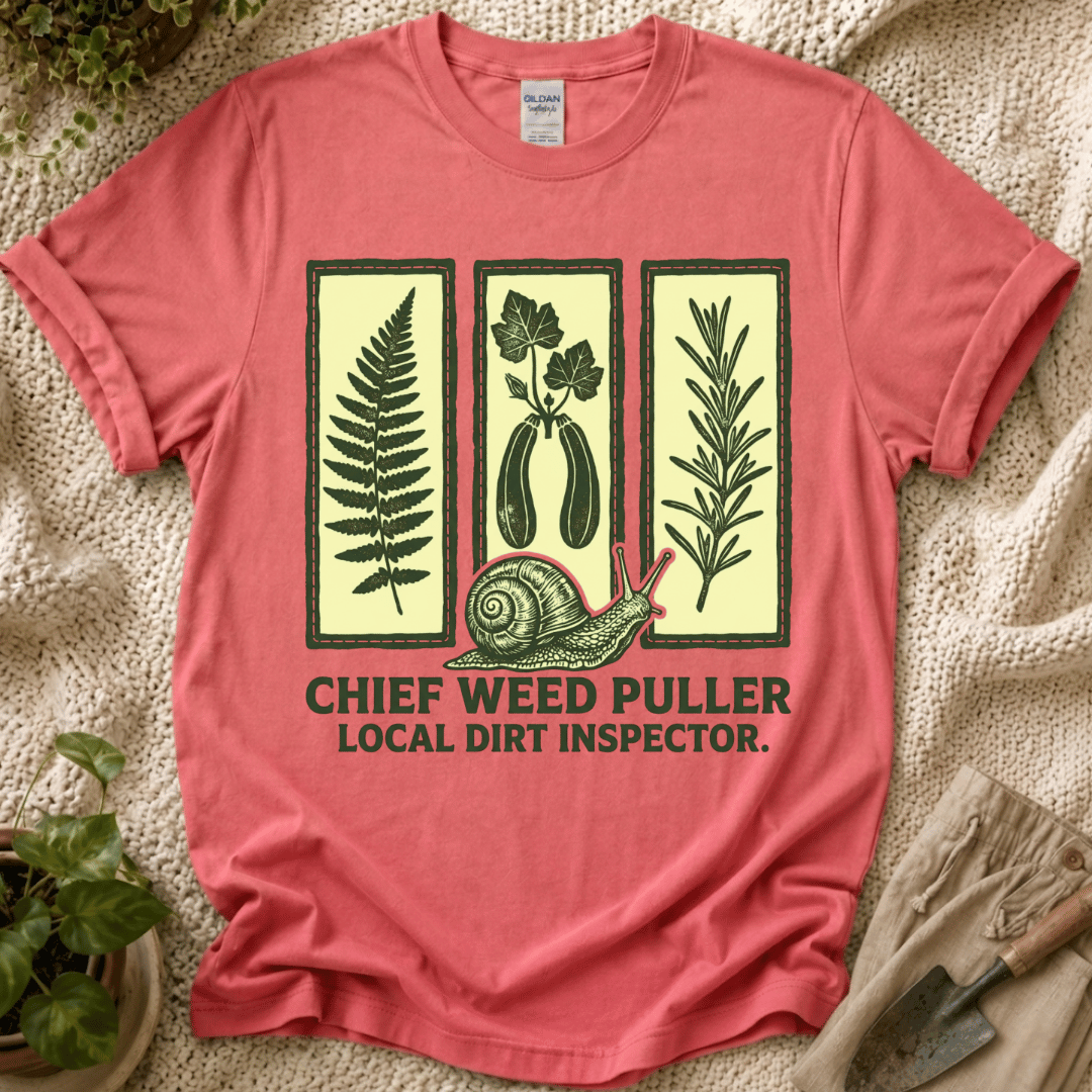 Chief Weed Puller Garden Club T-Shirt