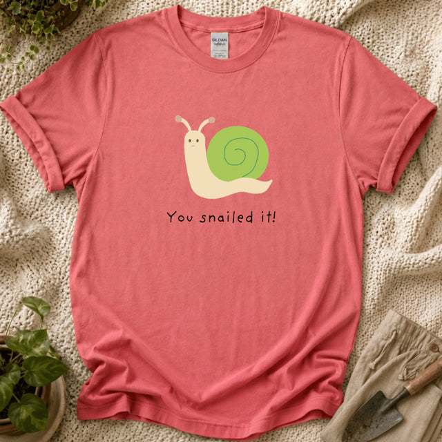 You Snailed It T-Shirt - Zen & Zucchinis garden graphic tee