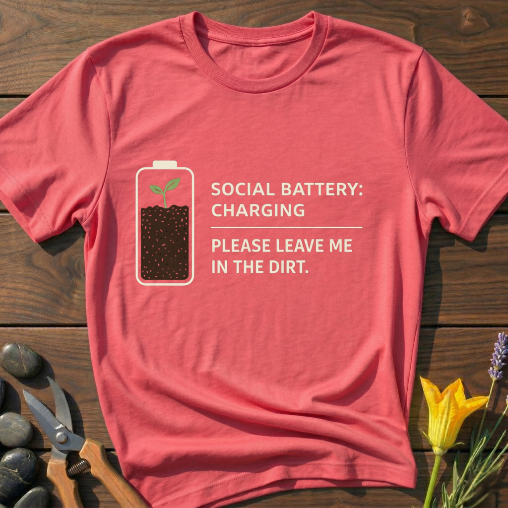 Social Battery Charging T-Shirt