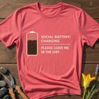 Social Battery Charging T-Shirt