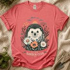 Hedgehog Garden Sunset T-Shirt