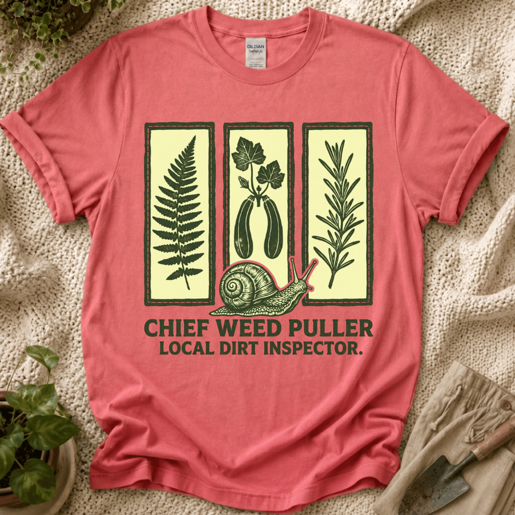Chief Weed Puller Garden Club T-Shirt