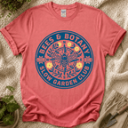 Bees And Botany Garden Badge T-Shirt