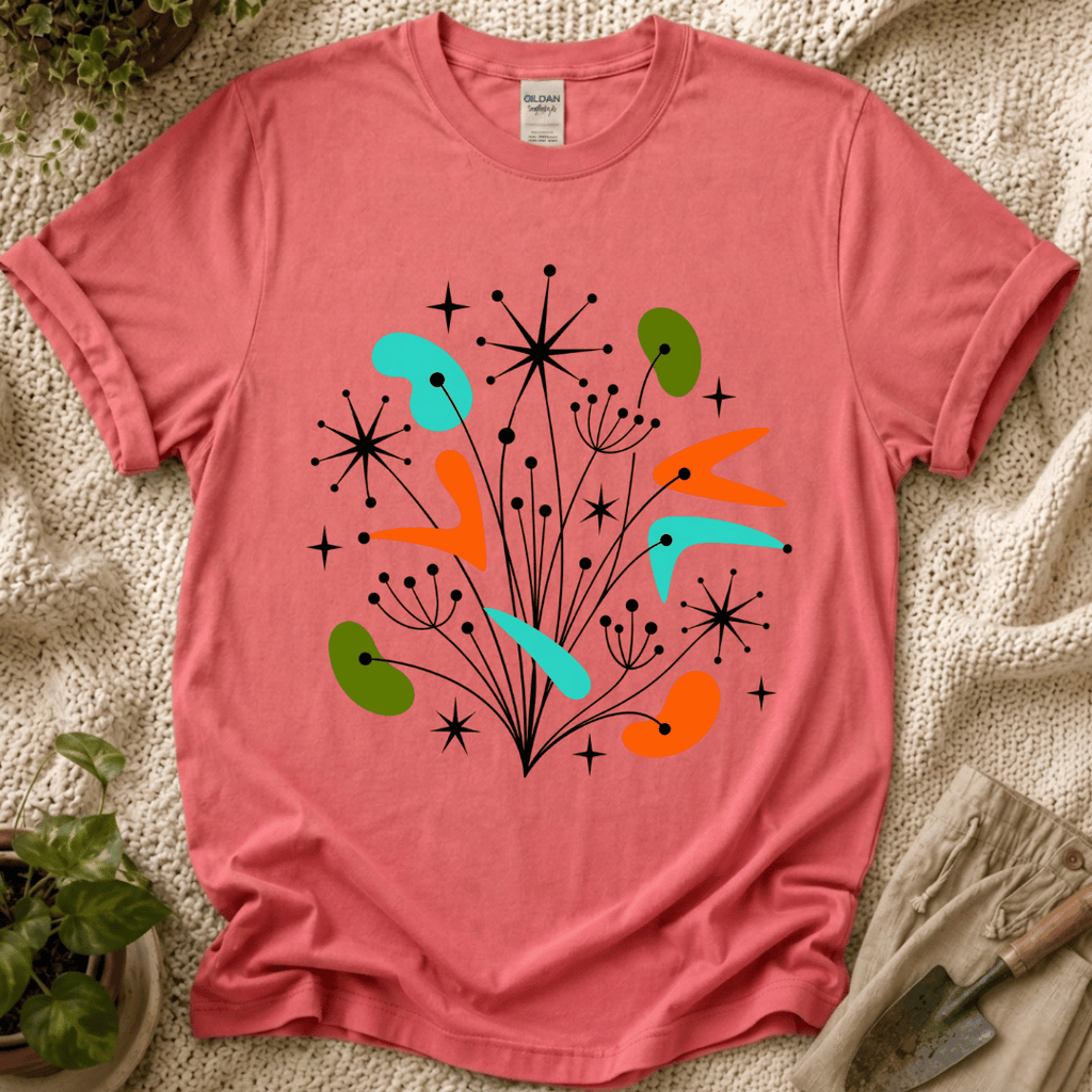 Colorful Wildflower Calm T-Shirt by Zen & Zucchinis Slow Garden Club