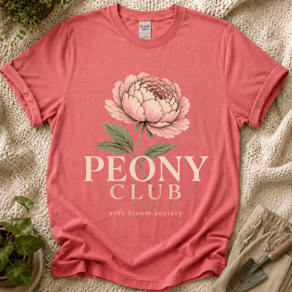 Peony Flower Club T-Shirt