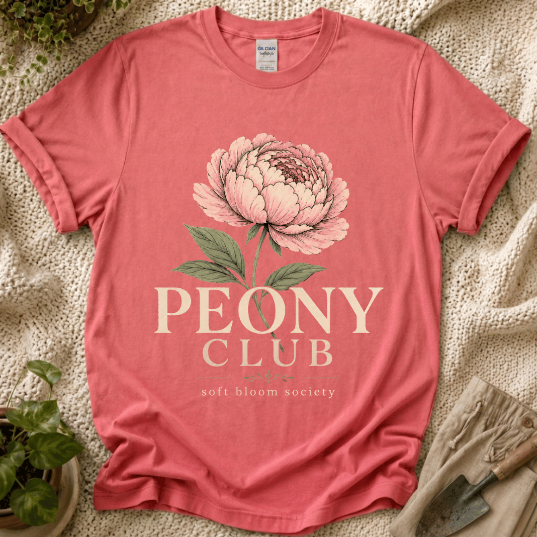 Peony Flower Club T-Shirt