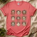 Kitties in Flower Pots T-Shirt by Zen & Zucchinis Slow Garden Club