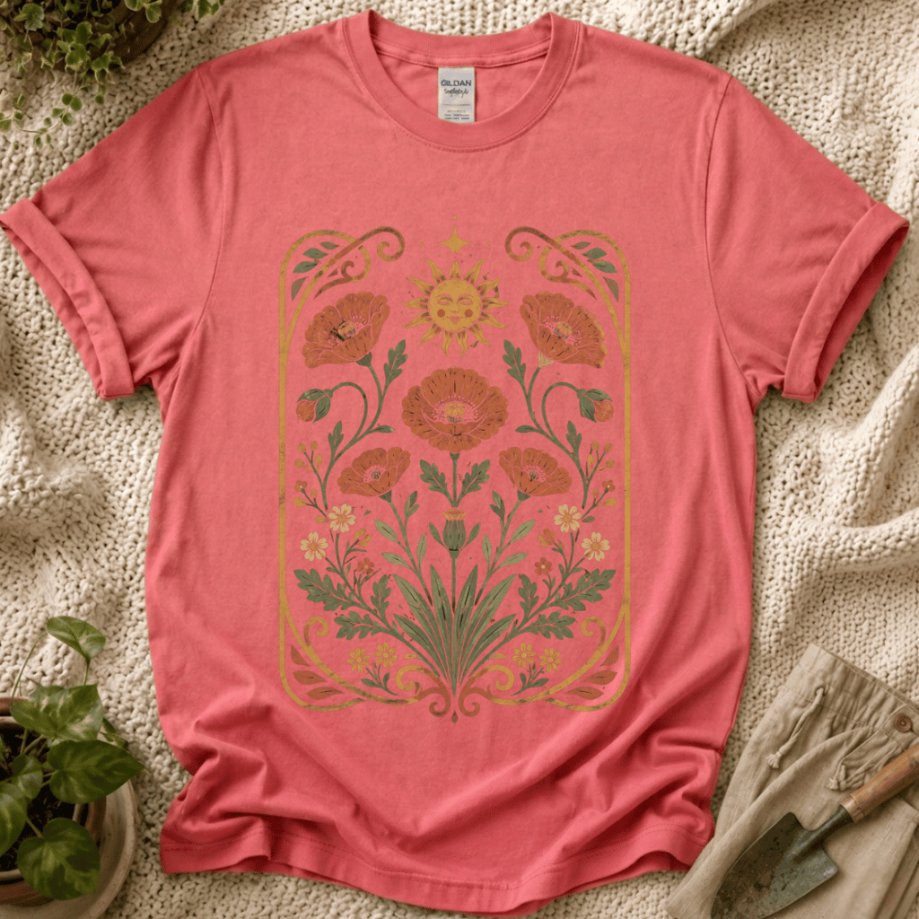 Wildflower Garden T-Shirt by Zen & Zucchinis Slow Garden Club