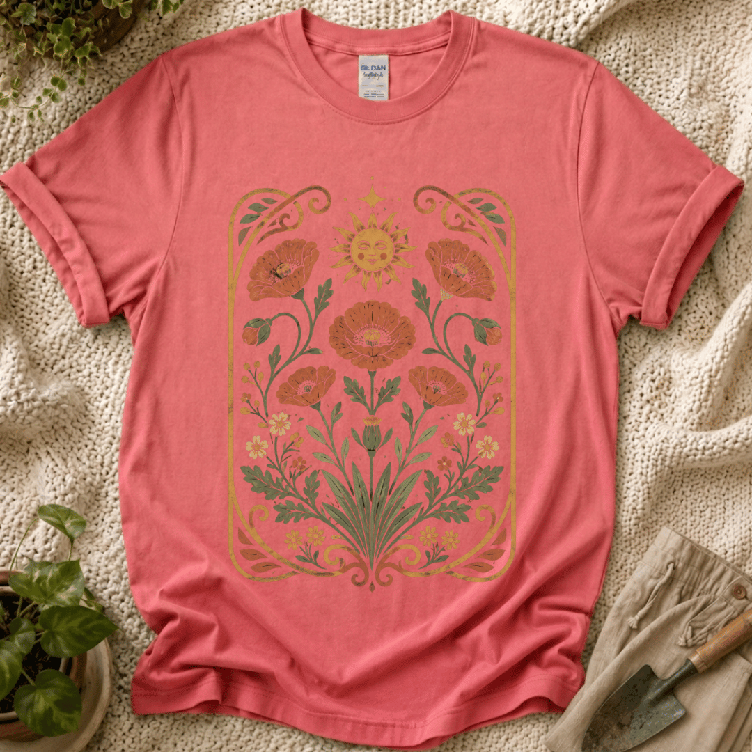 Wildflower Garden T-Shirt by Zen & Zucchinis Slow Garden Club