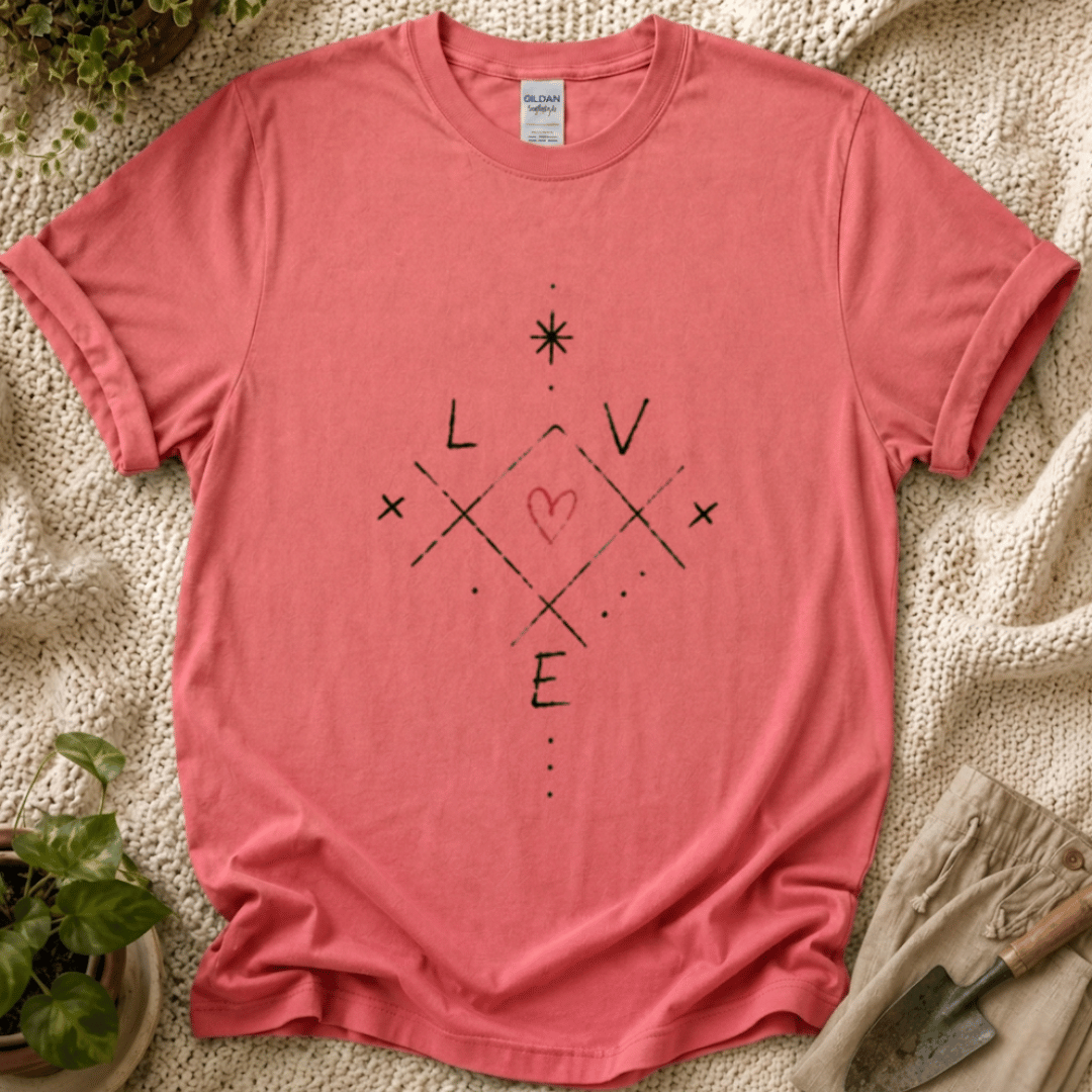 Love Grows Quietly T-Shirt by Zen & Zucchinis Slow Garden Club